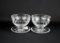 Pair of Waterford Bolton Footed Dessert Crystal Bowls, Ireland