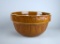 Antique Farmhouse Primitive Brown Glaze 12” Stoneware Bowl