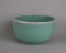 Vintage Seafoam Green White Sponged Rim 7” Bowl