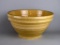 Antique White Banded Yellow Ware 11” Bowl