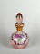 Kamenicky Senov Glassworks Bohemia Glass Hand Painted Perfume Bottle, Czech Republic