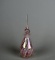 Irice Import Pink Iridescent Art Glass Perfume Bottle with Stopper