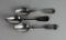 Lot of 3 Coin (900) Silver Serving Spoons