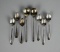 Lot of Six Sterling Silver Demitasse Spoons & Two Other Silver Spoons