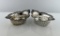 Pair of Gorham “Cromwell” Pattern Sterling Silver Pierced Salts