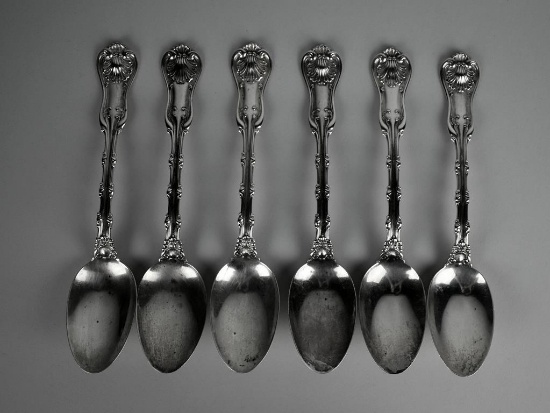 Set of 6 Whiting Imperial Queen Place Spoons