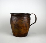 Antique 7” Copper Jug/Pitcher or Handled Bucket