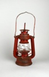Small Globe Brand Red Oil Lantern No. 202