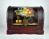 Contemporary Hand Painted Small Trunk Decorative Storage Box