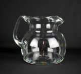 Mid-Century Hovmantorp 7.5” Clear Glass Pitcher, Sweden