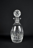 Waterford Crystal “Lismore” Connoisseur Rounded 10.5” Decanter with Stopper