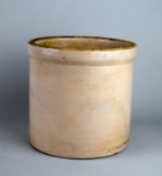 Antique Slip Glaze Stoneware Crock