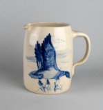 Vintage Duck Design Milk Pitcher by Casey Pottery, Marshall, TX