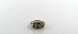 Antique Art Deco 14K White Gold and Diamond Ring, Size 7.25