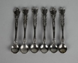 Lot of 6 Sterling Silver Salt Spoons