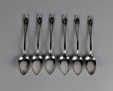 Set of 6 Dominick & Haff Sterling Silver Demitasse Spoons
