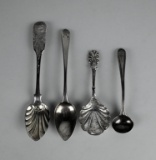 Lot of 4 Sterling Silver Miscellaneous Spoons