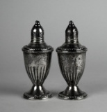 Pair of Duchin Weighted Sterling Silver Salt / Pepper Shakers