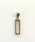 14K White Gold and Diamond Pendant