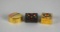 Three Collectible Trinket Boxes: Micromosaic, Stone Top & Cabochon Topped