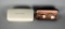 White Leather Versace Eyeglass Case and a Pair of “Giorgio Armani” Eyeglasses