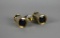 Pair of Selsi 3X  Mother of Pearl & Brass Frame Opera Glasses