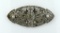 Unusual Antique Rhinestone Shoe Buckle Brooch Pin