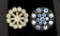 Two Weiss Rhinestone Brooch Pins