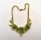 Stunning Green Vintage Runway / Cocktails Necklace