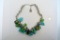 EL Art Glass Bead Necklace