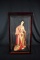 Vintage Oriental Japanese 16” Geisha Doll in Wood & Glass Case