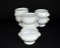 Seven Individual BIA Footed Soup Bowls w/ Lion Heads