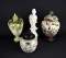 Lot of Four Decorative Japan Ceramic Pieces: Kutani/Satsuma, Andrea by Sadek, & Other