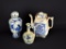 Lot of Old Delft: Coffee Pot & Ewers