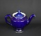 Hall Blue w/ Gilt Design Teapot