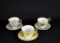 Lot of Three English Tea Cups & Saucers: Paragon, Crownford, & Royal Standard