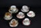Lot of Seven China Tea Cups & Saucers: Noritake, Shafford, & Others
