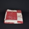 Red & Cream Hand Embroidered Bed Cover
