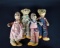 Vintage Lot of Four Bear & Monkey Long Legged Soft Toys