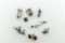 Lot of Sterling Silver Charms and Earrings