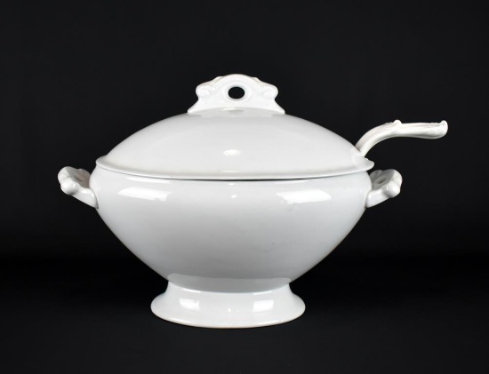 Alfred Meakin Royal Ironstone China Tureen & Ladle, England