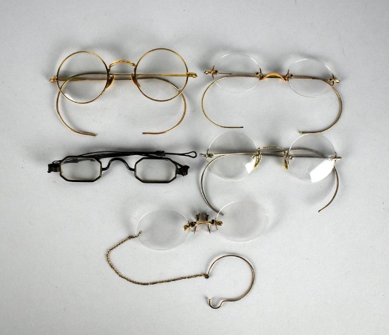 Lot of Antique Eyeglasses without Cases