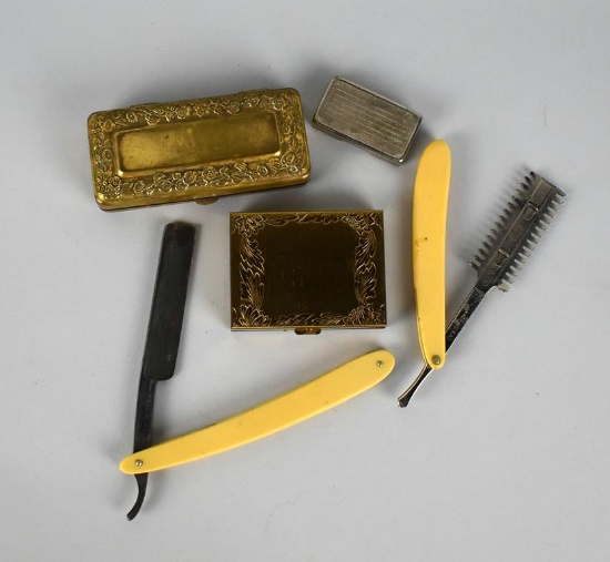 Lot of Vintage Razors and Cases