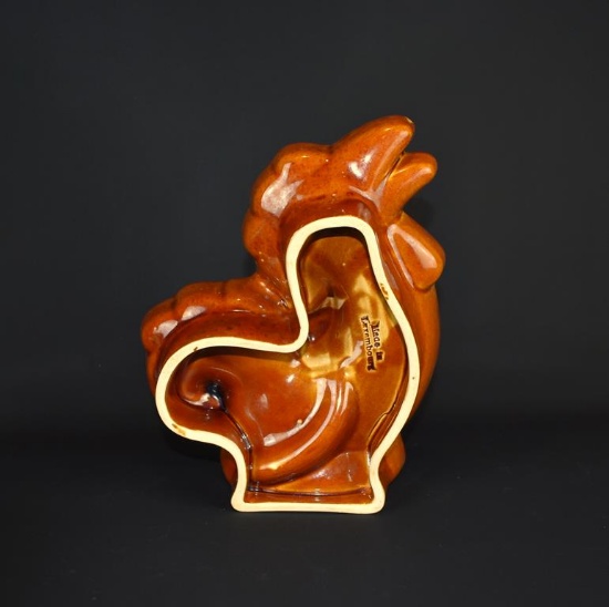 Luxembourg Rooster Food Mold Porcelain Dish