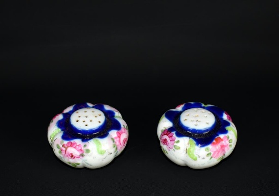 Unmarked Porcelain Salt & Pepper Shakers