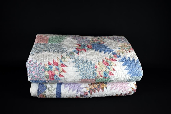 Lot of Two Arch Quilts, Hawthorne NY