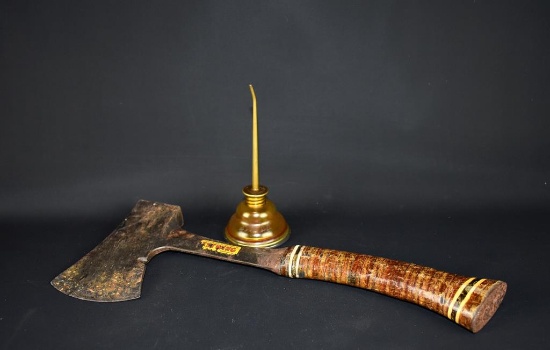 Estwing Hand Axe & Eagle Oil Can