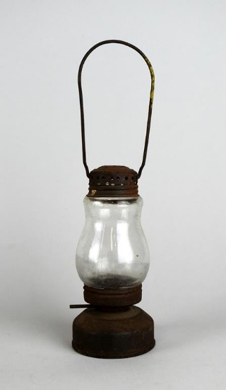 Small Antique Oil Lamp