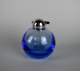 DeVilbiss Blue Perfume Bottle, Czechoslavakia