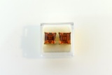 14K Gold and Orange Citrine Earrings